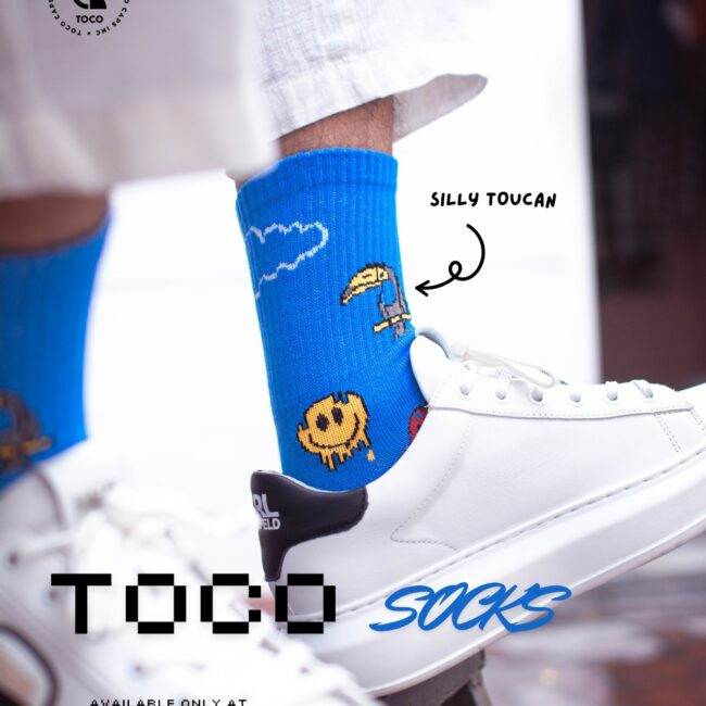 Toco Silly Toucan Socks - Arka Studio