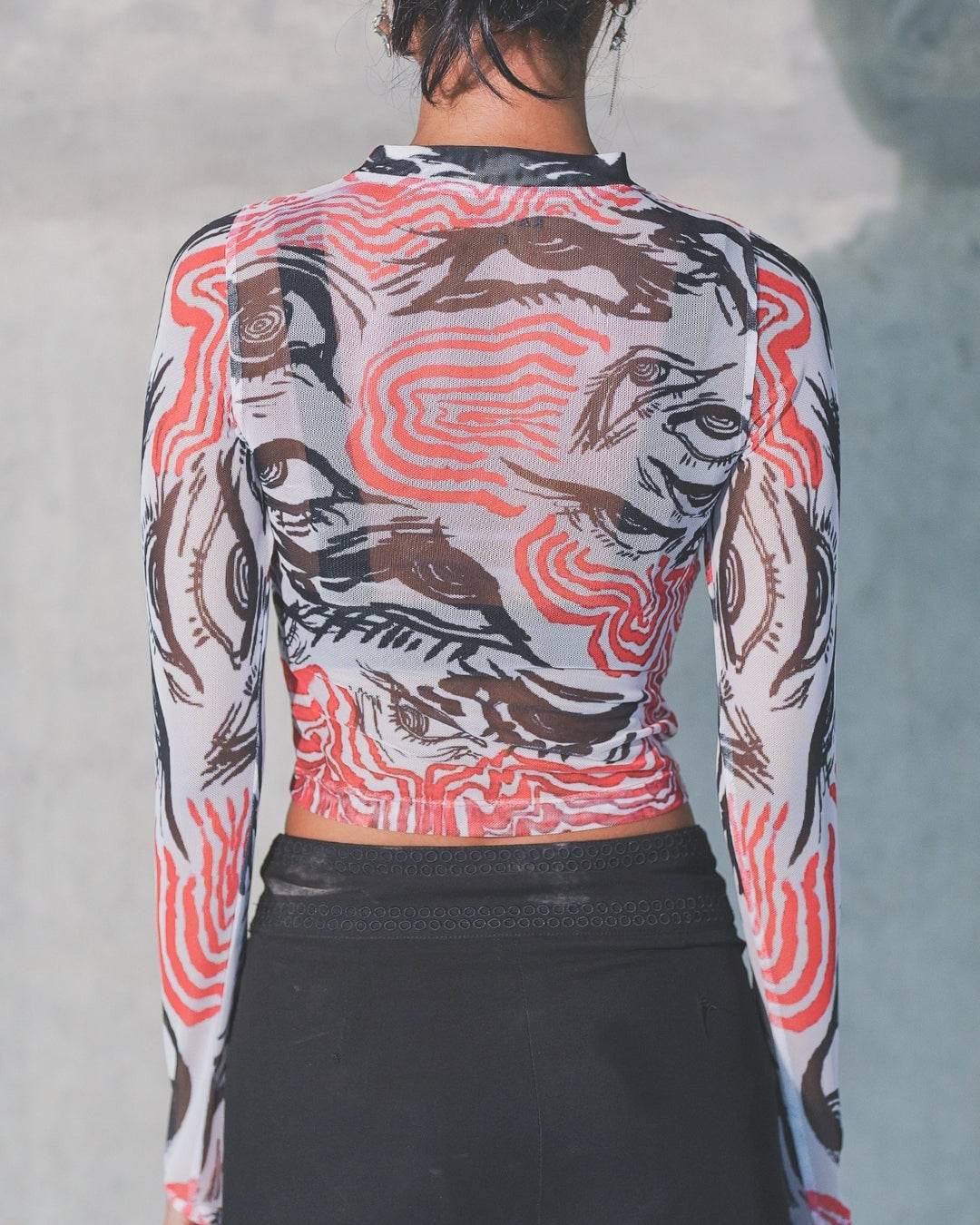 Rolling Mesh Top - Arka Studio