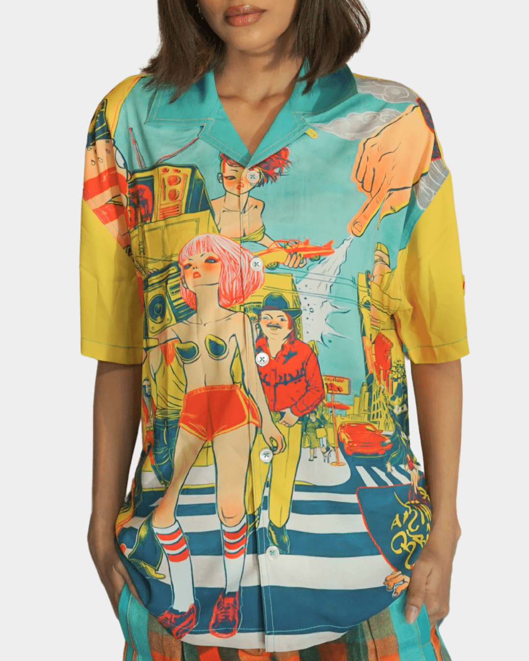 Neon Chaos Shirt - Arka Studio
