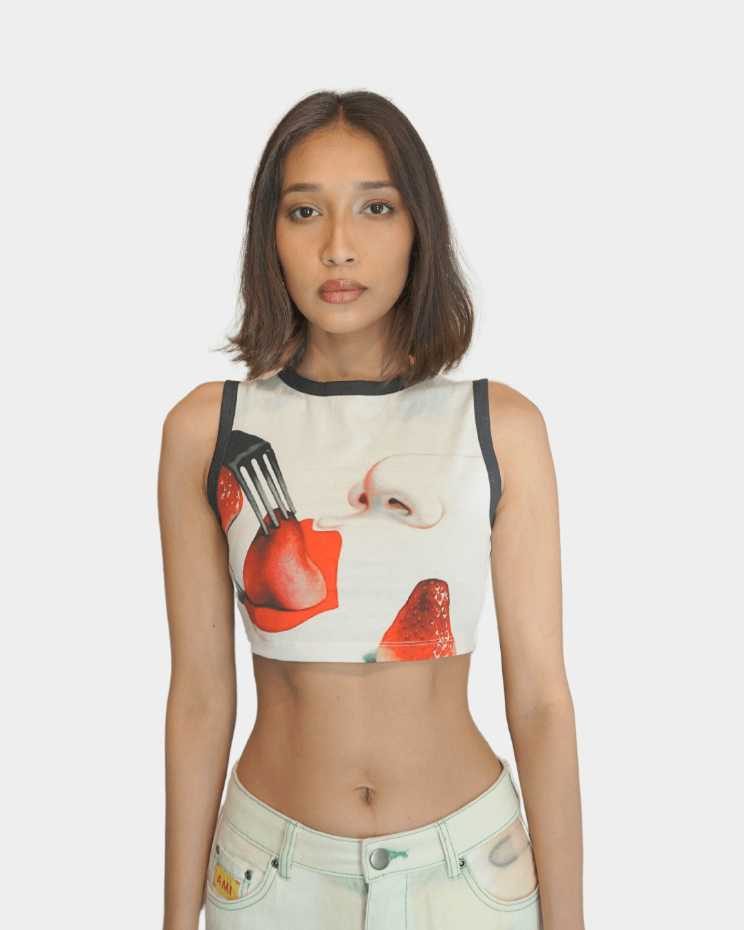Berry Glossa Crop Top - Arka Studio