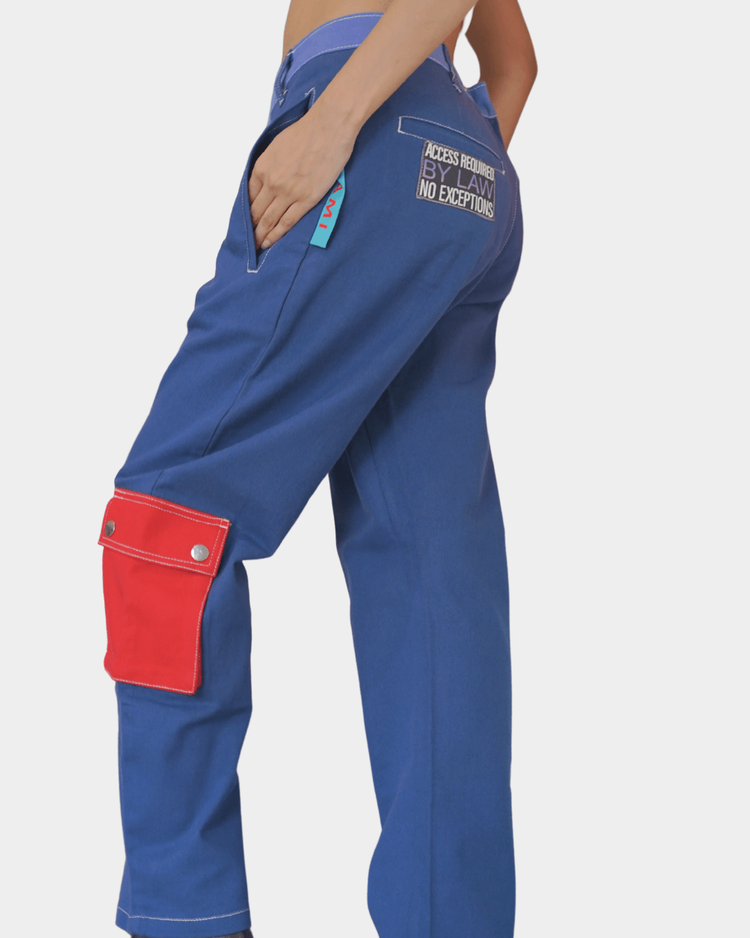 Red and Blue Pants - Arka Studio