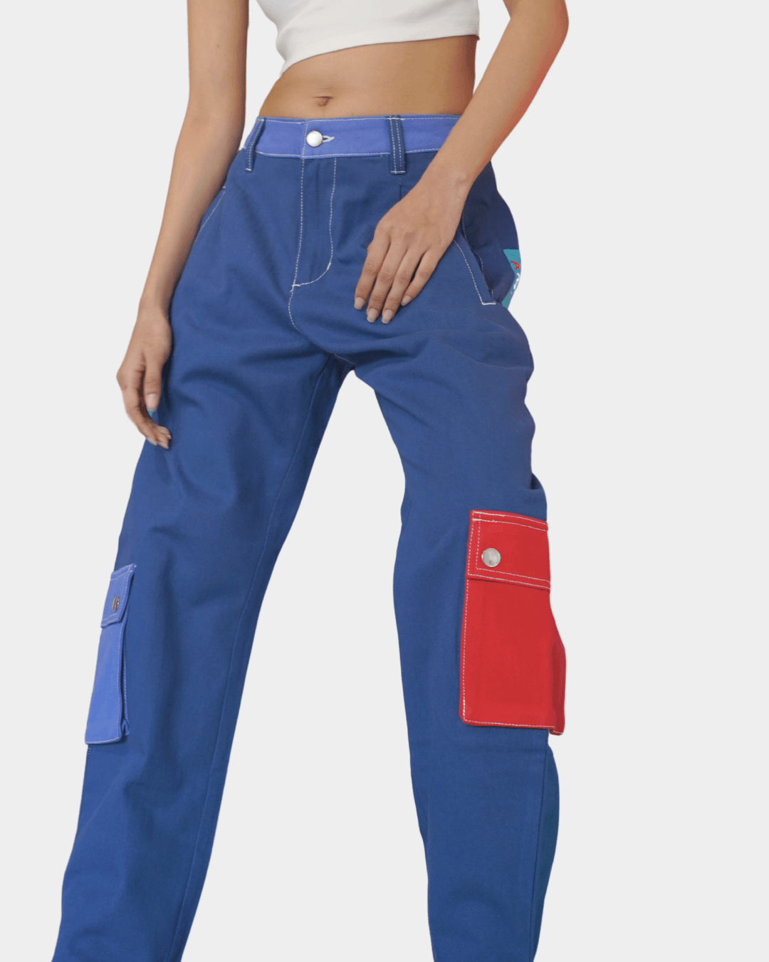 Red and Blue Pants - Arka Studio