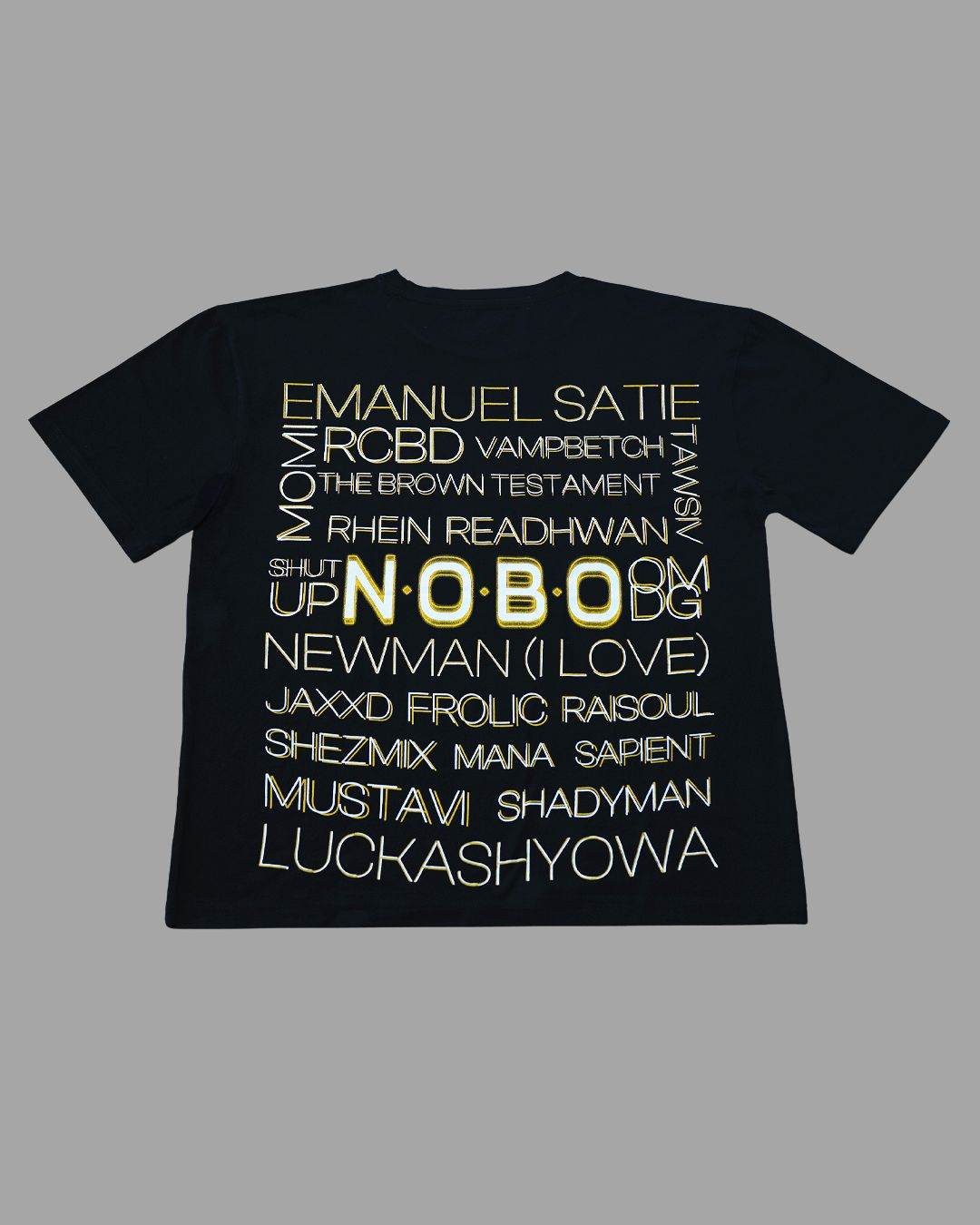 Black NOBO T-shirt - Arka Studio