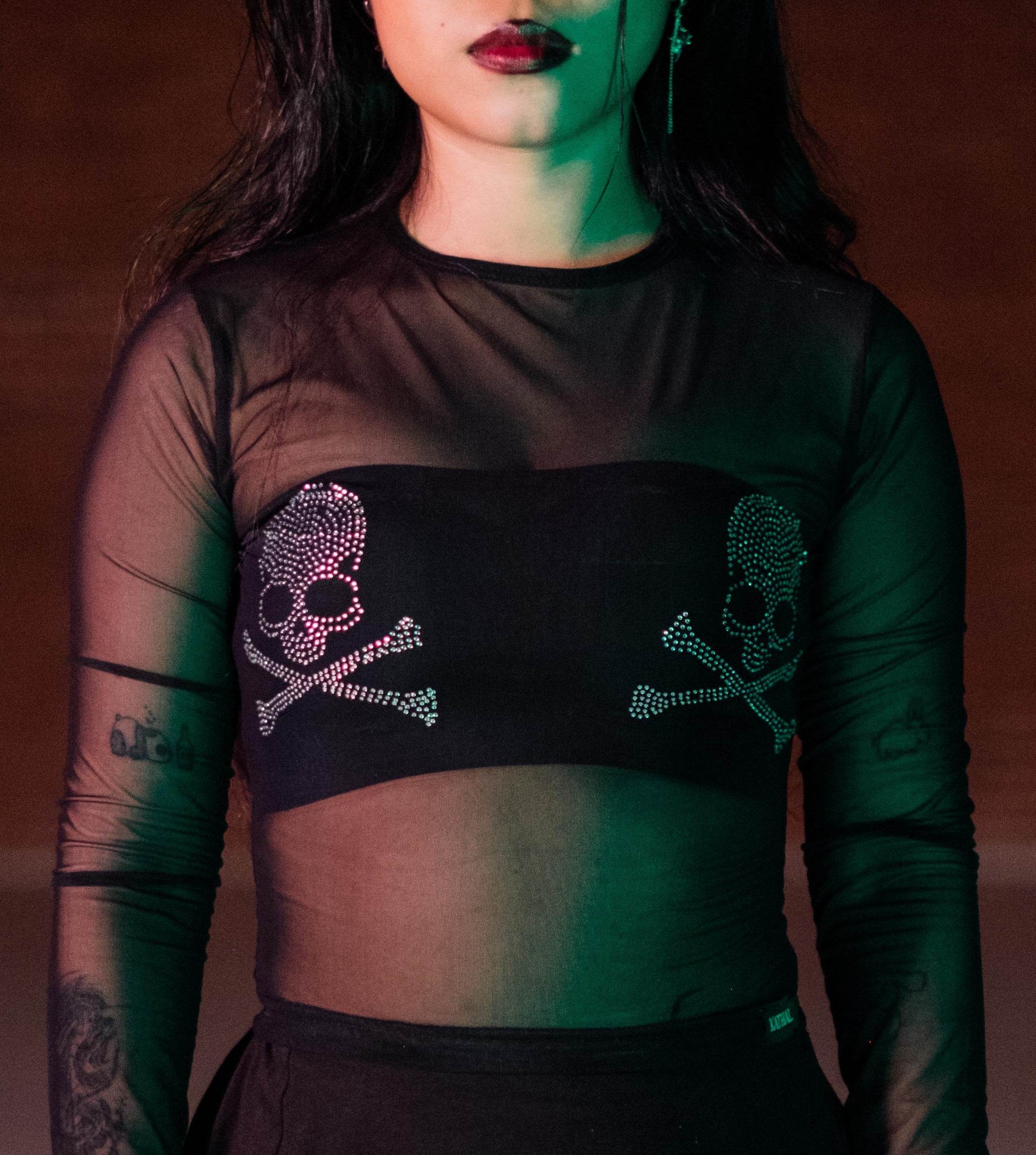 Halloween Capsule : Danger Mesh Top - Arka Studio