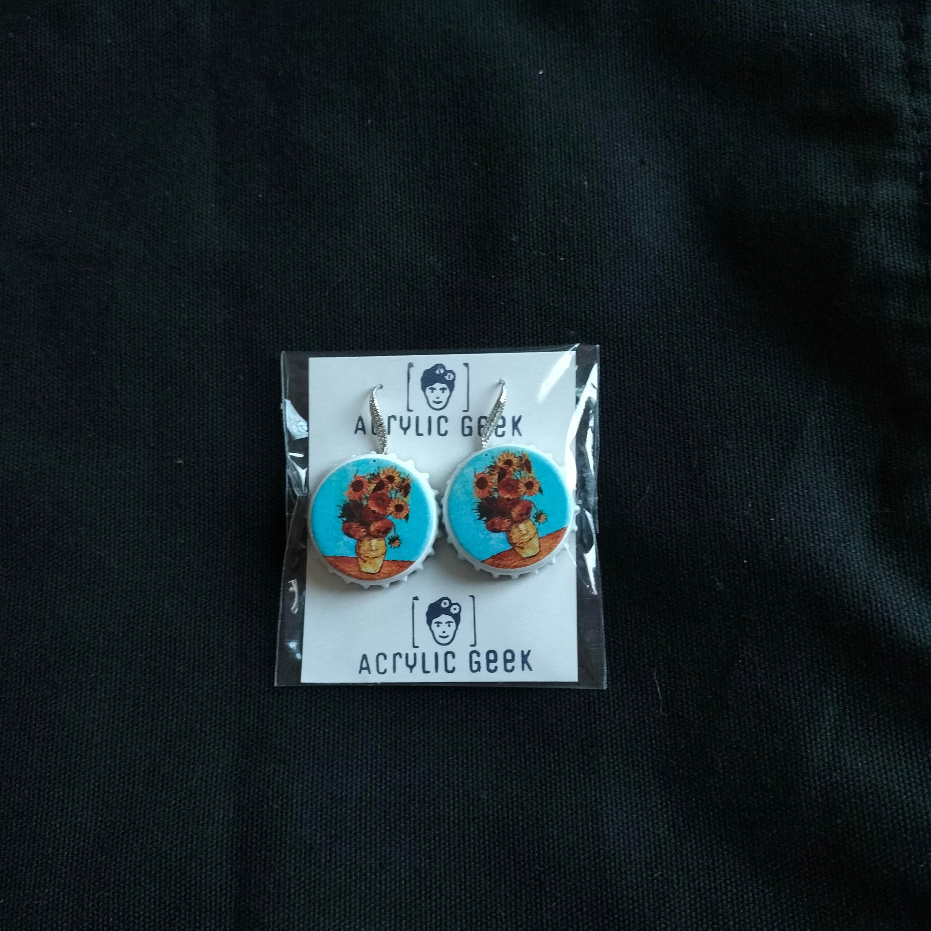 Bottle Cap Earrings - Arka Studio