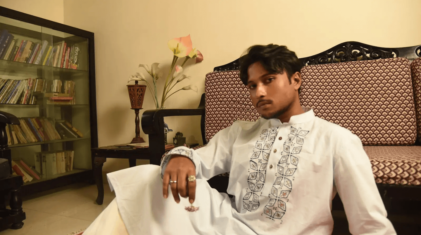 Blue Ayna Panjabi - Arka Studio