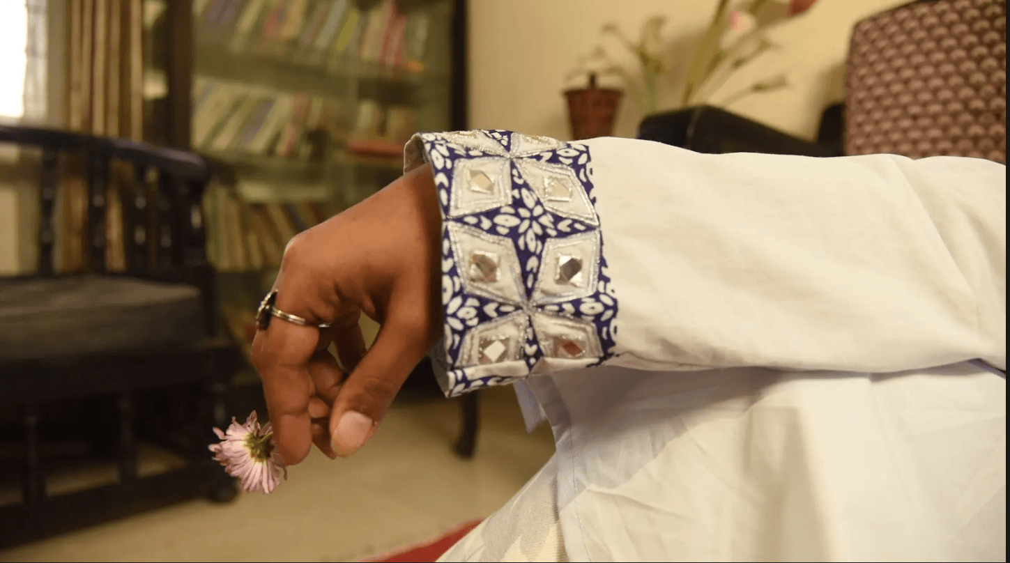 Blue Ayna Panjabi - Arka Studio