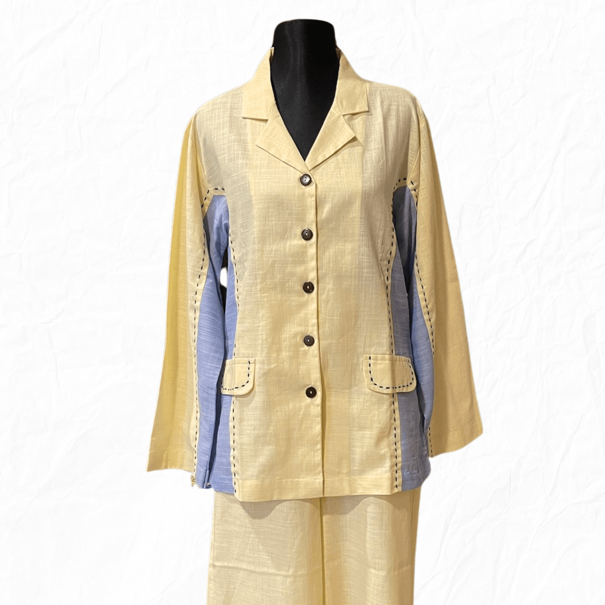 Lemon Yellow Co-Ord Set - Arka Studio