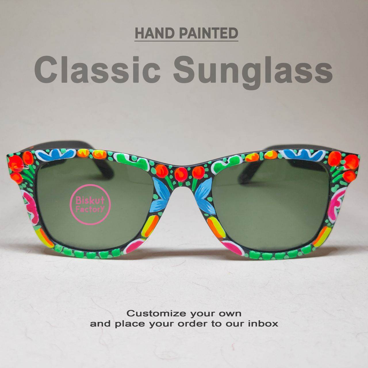 Hand-Painted Classic Sunglasses - Arka Studio