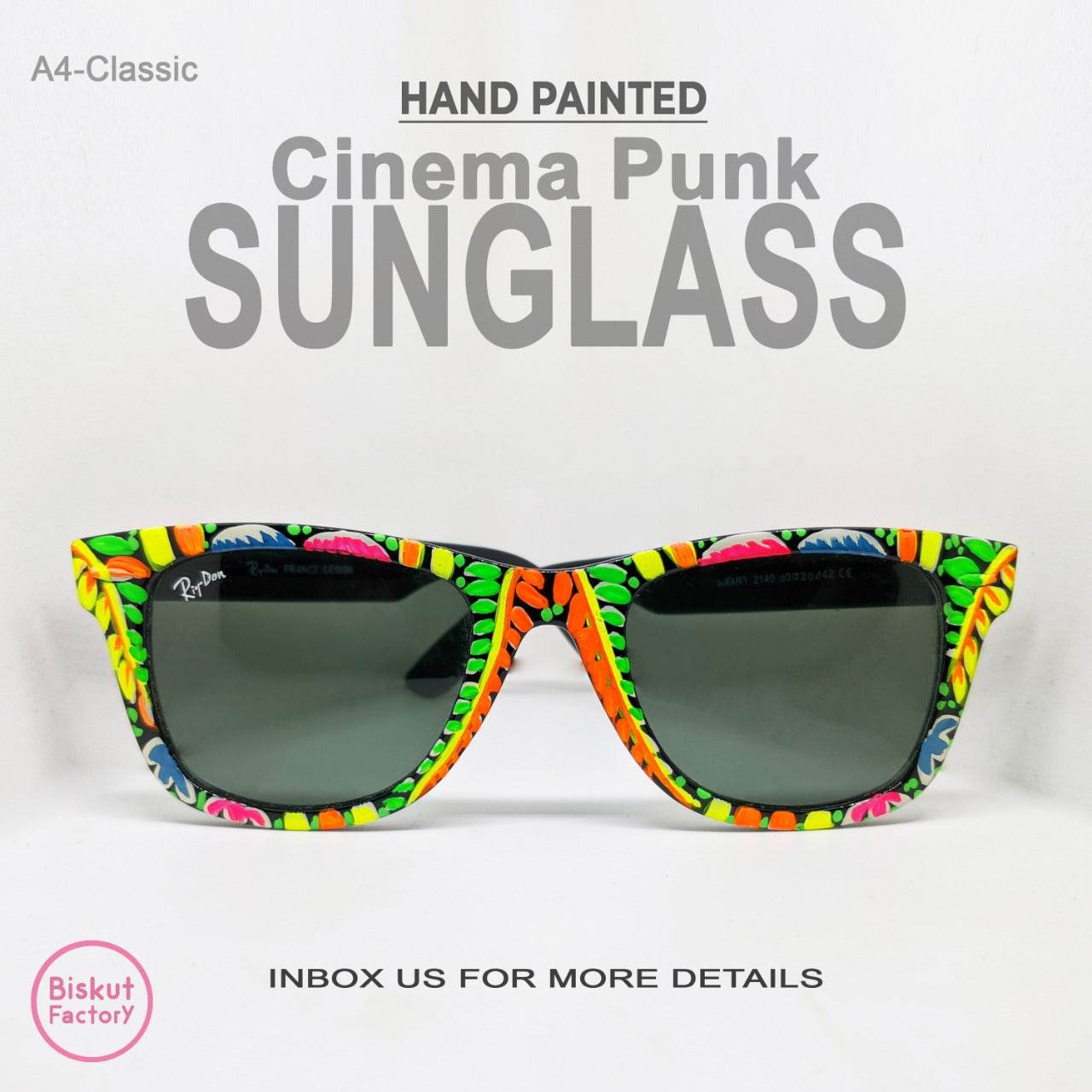 Hand-Painted Classic Sunglasses - Arka Studio