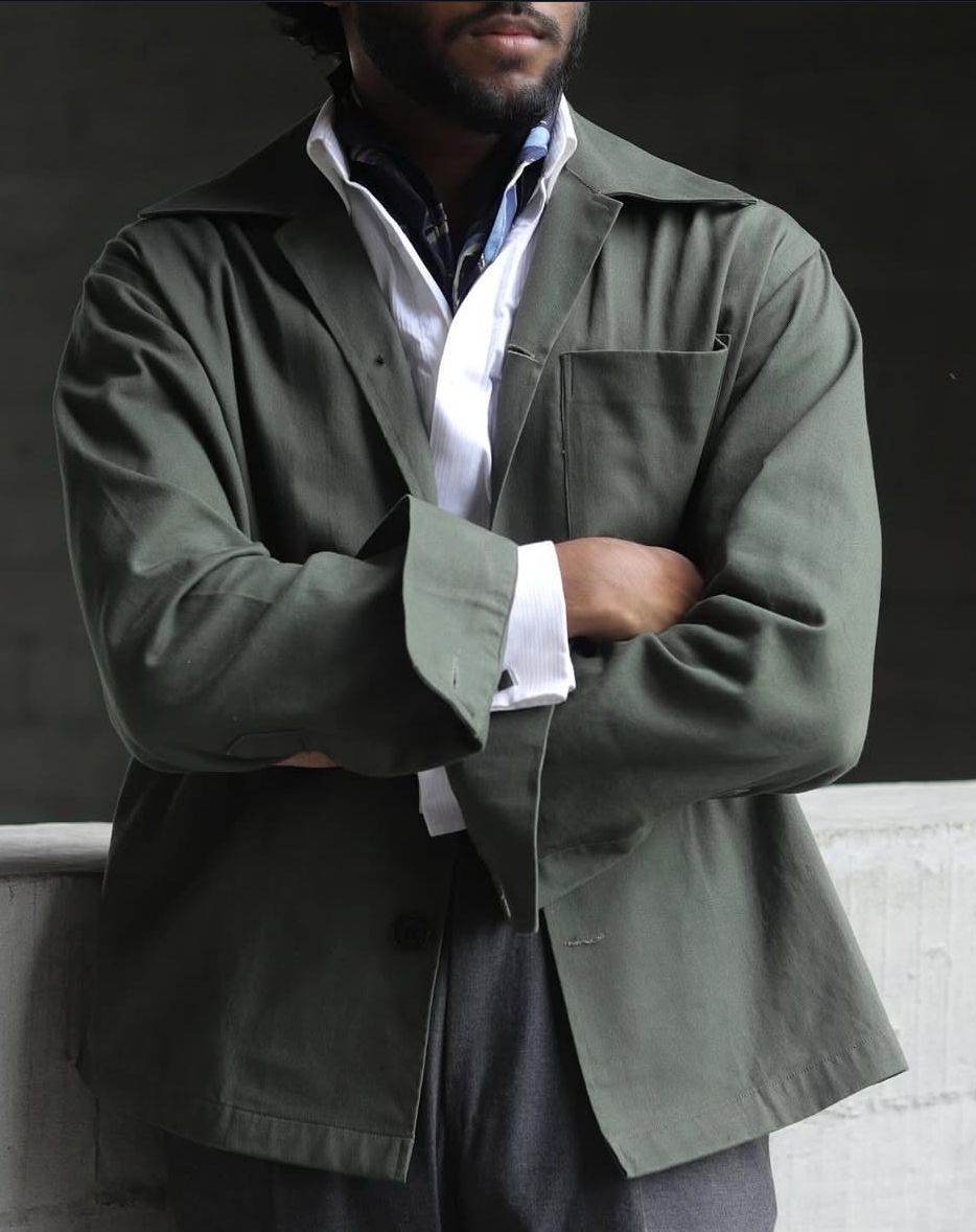 Olive Overshirt - Arka Studio