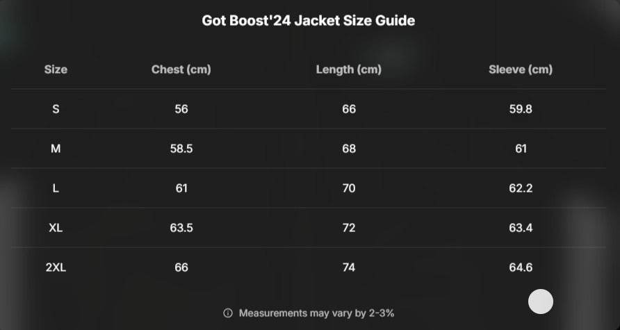 Got Boost'24 Jacket - Arka Studio