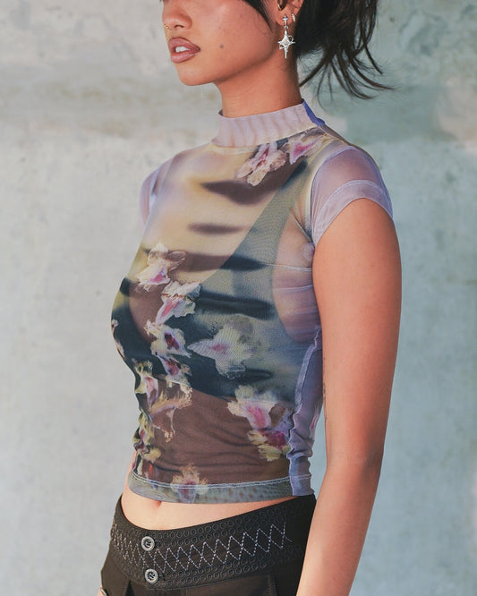 Spring Faerie Mesh Top