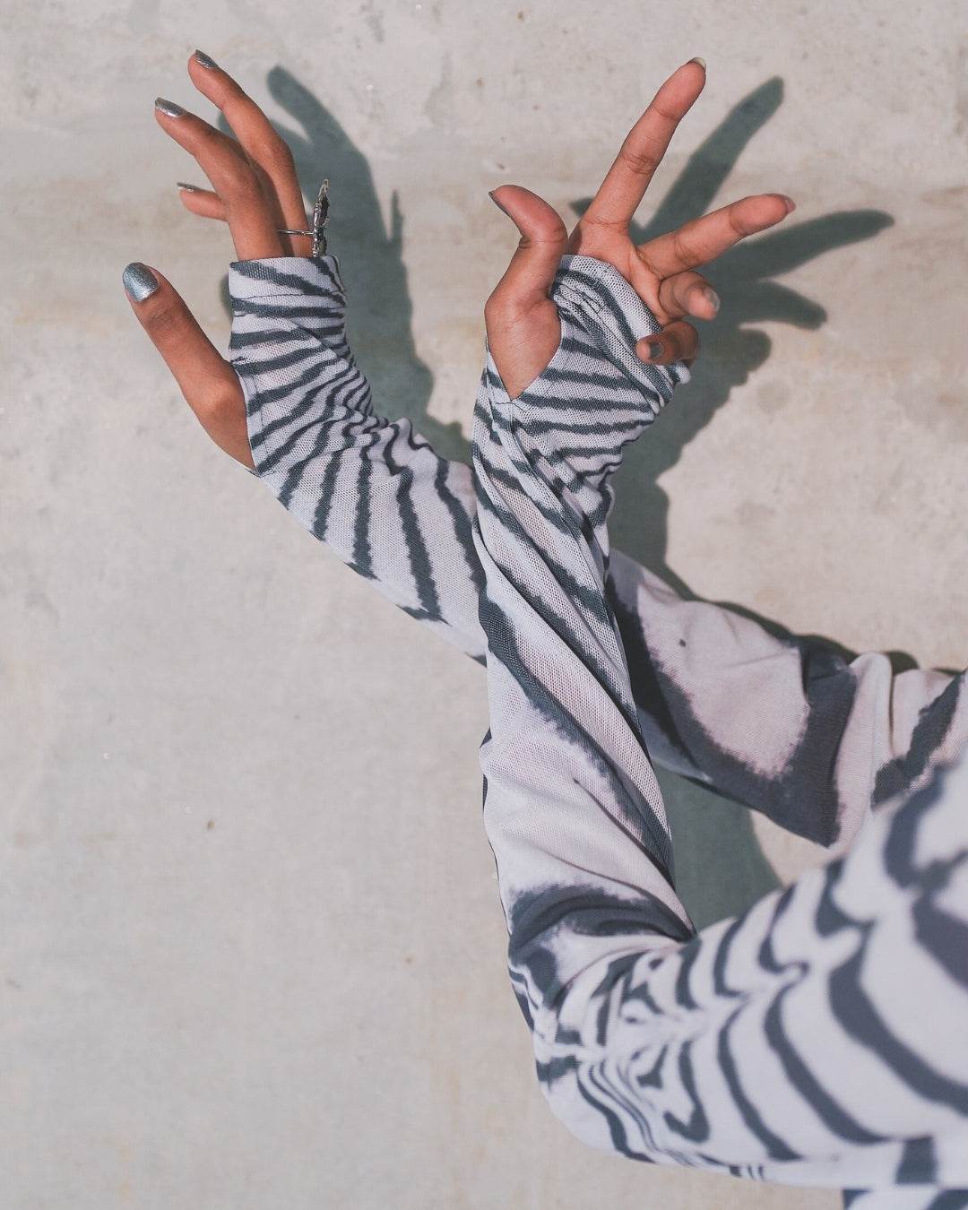 Monochrome Mesh jacket - Arka Studio