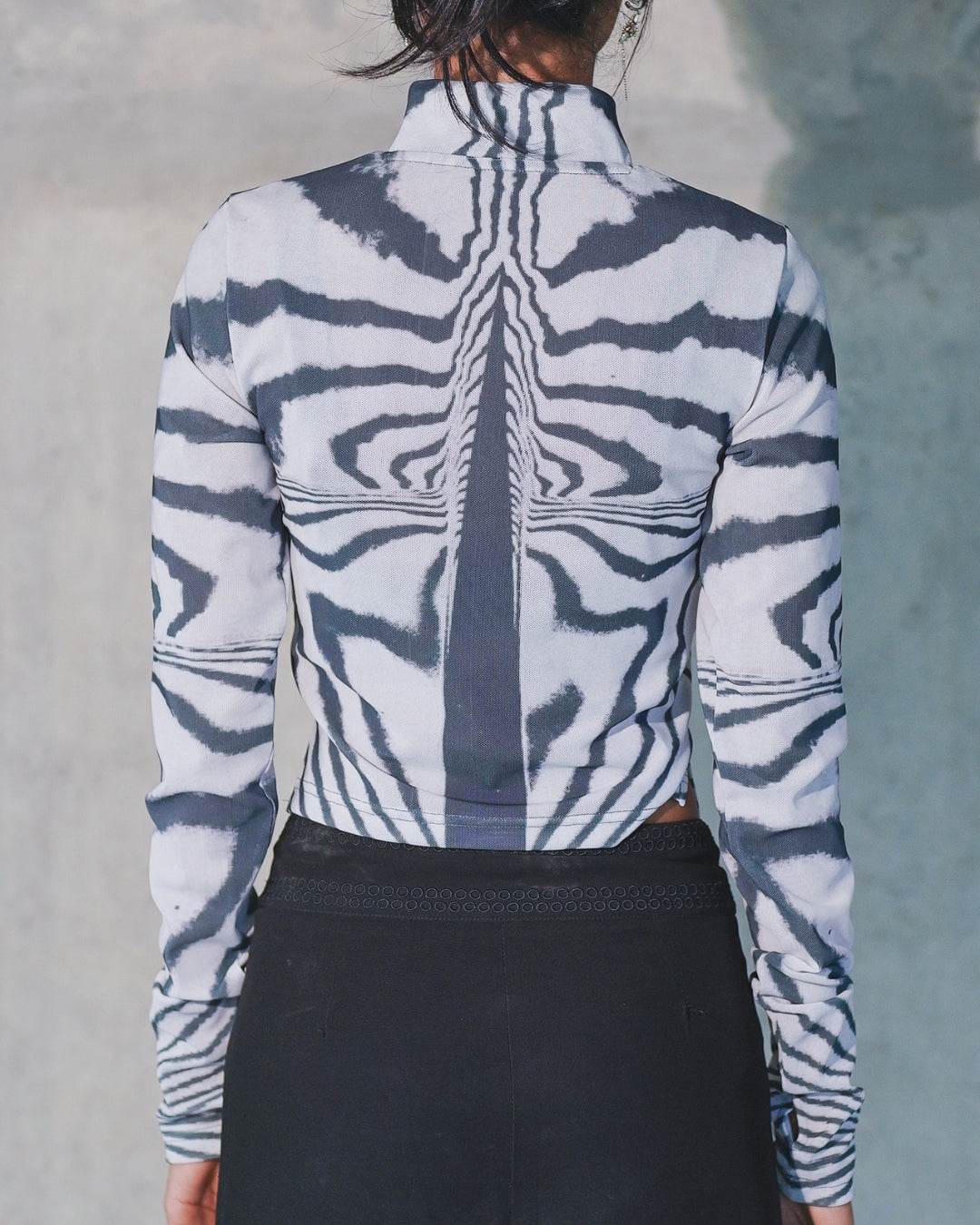 Monochrome Mesh jacket - Arka Studio