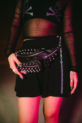 Spikey fanny-pack