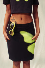 Glow In The Dark Midi Skirt