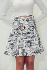 Comic Midi Skirt