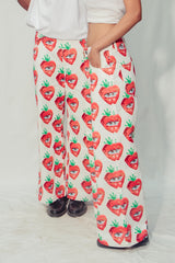 AMI Strawberry Flare Pant