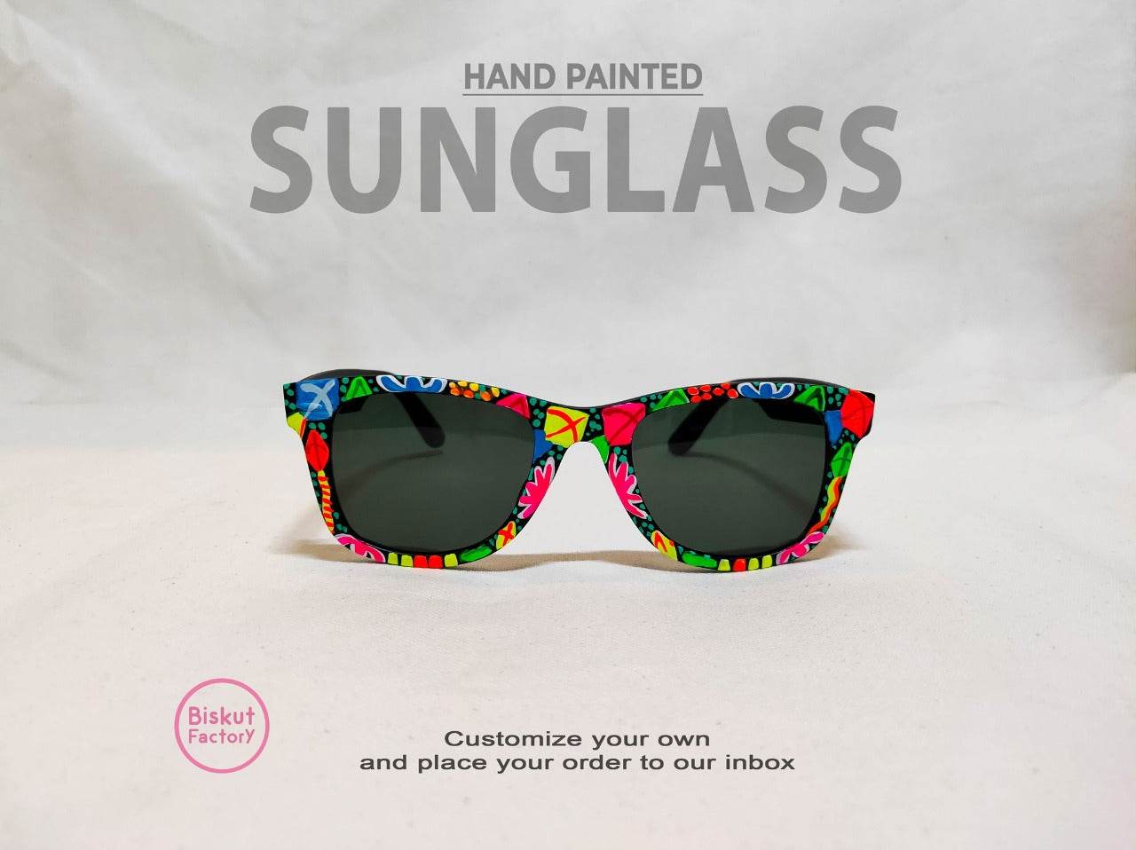 Hand-Painted Regular Sunglasses - Arka Studio