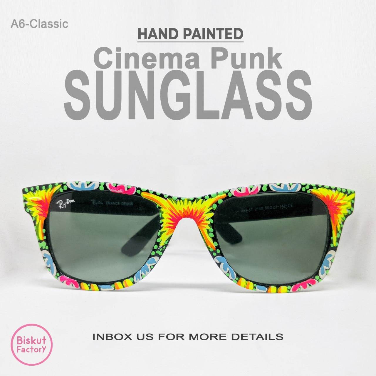 Hand-Painted Classic Sunglasses - Arka Studio