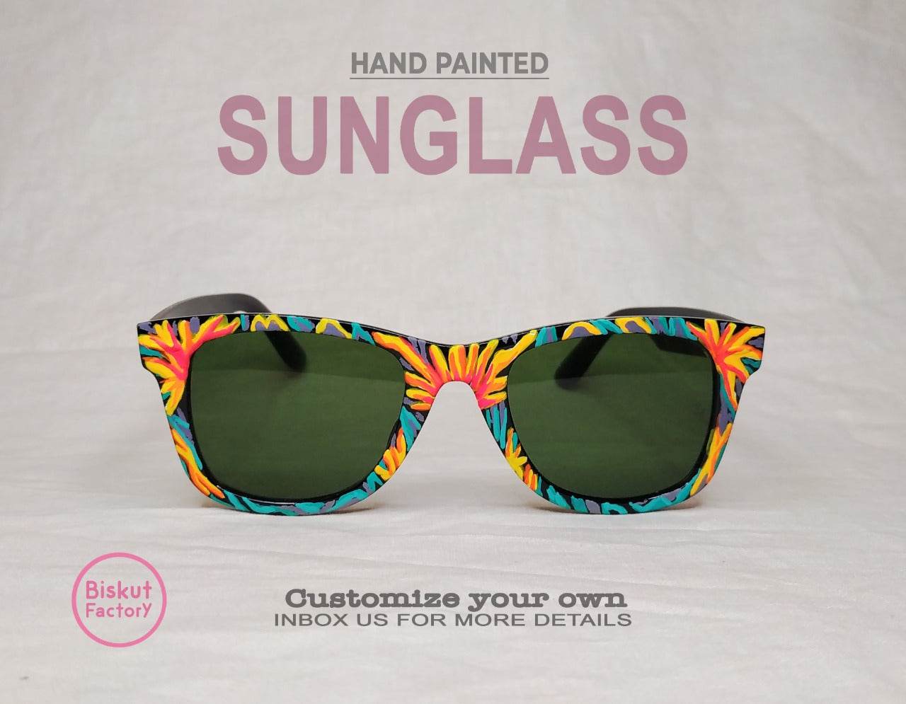 Hand-Painted Regular Sunglasses - Arka Studio