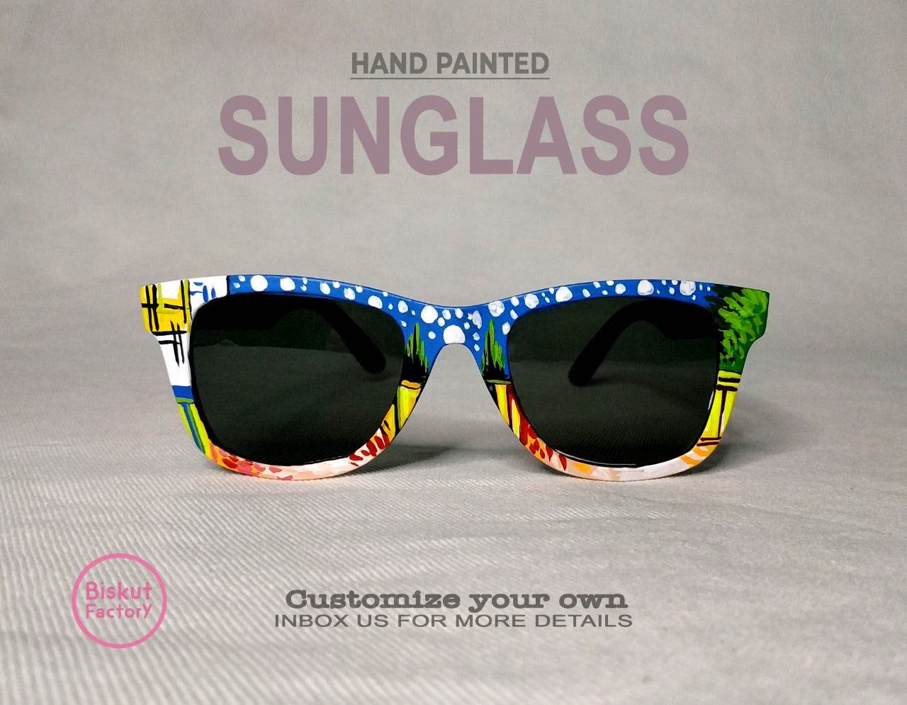 Hand-Painted Regular Sunglasses - Arka Studio