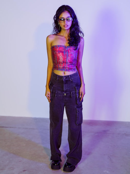 Tri-Pocket Denim Pant