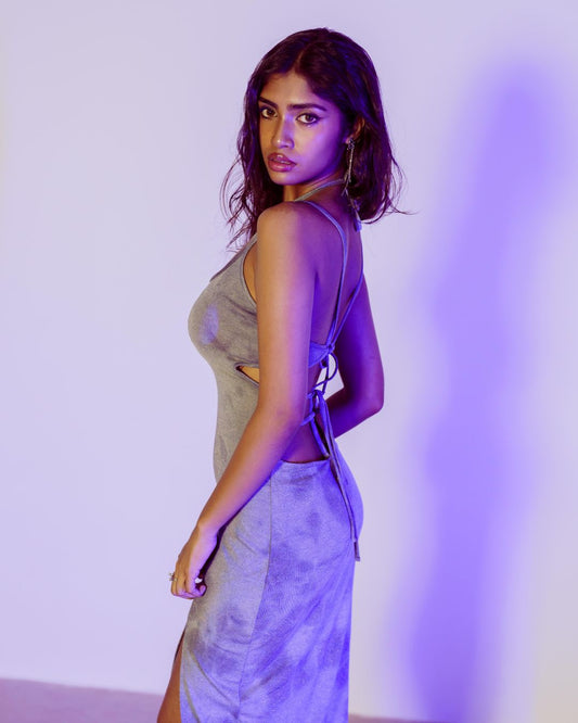 Slate Backless Dress